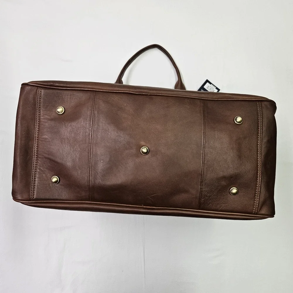 Ralph Lauren Chaps Saddle Leather Duffel ralph lauren